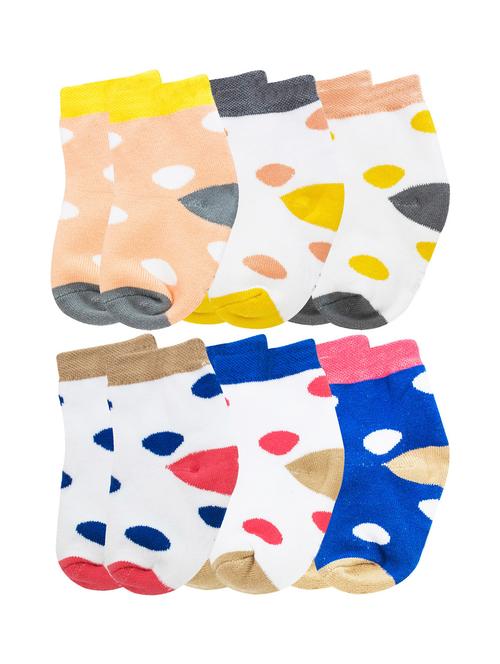 multi colored cotton ankle length sock - 18878989 - Very Small Image - 1