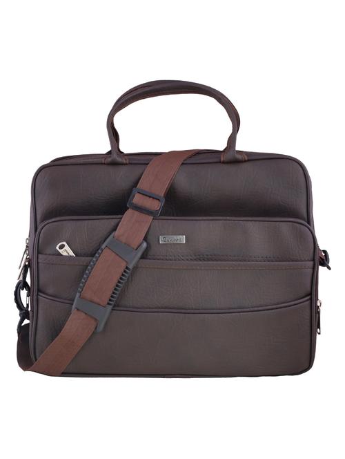 brown laptop bag with shoulder strap - 18879189 - Very Small Image - 1