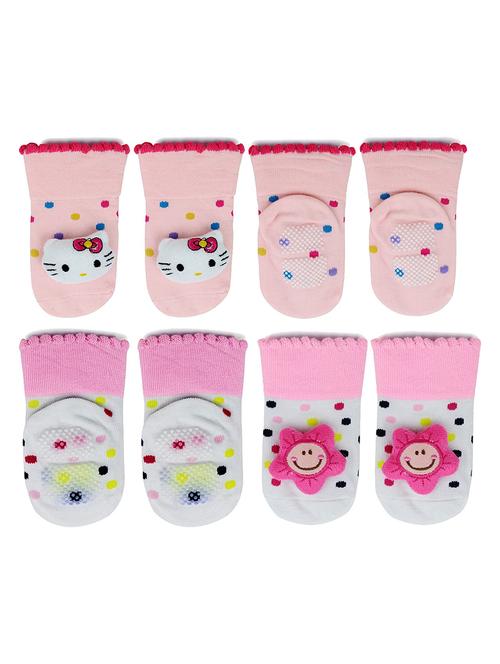 multi colored cotton ankle length sock - 18879741 - Very Small Image - 1
