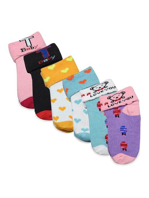 multi colored cotton ankle length sock - 18879851 - Very Small Image - 1