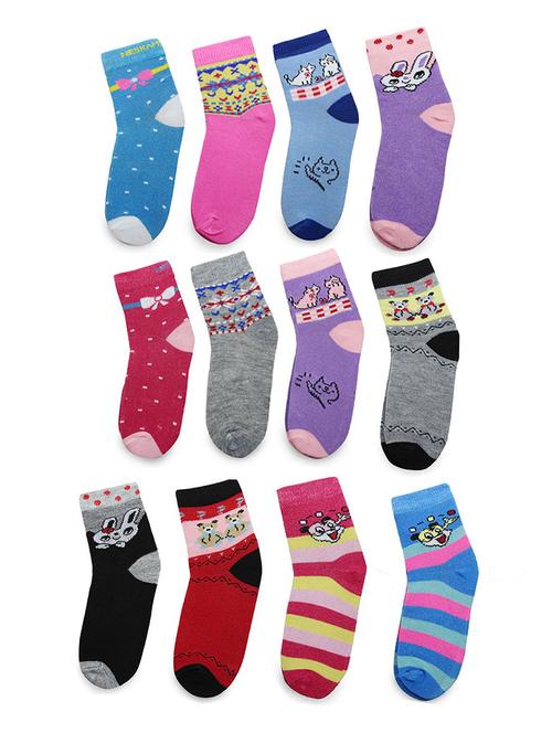 multi colored cotton ankle length sock - 18879874 - Very Small Image - 1