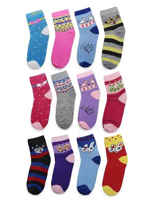 multi colored cotton ankle length sock - 18879890 - Very Small Image - 1