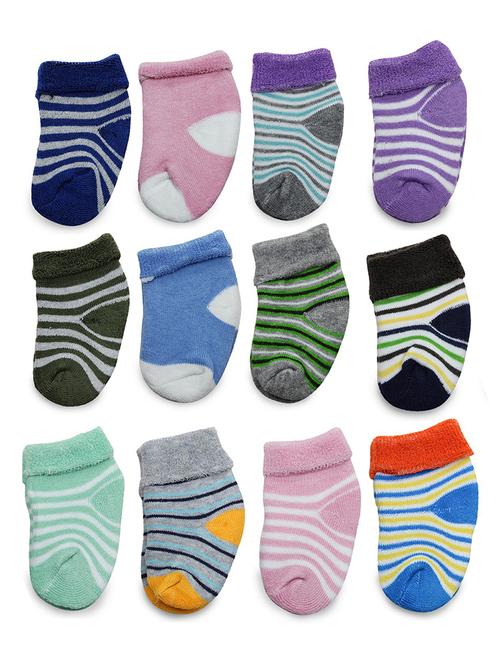 multi colored cotton ankle length sock - 18879893 - Very Small Image - 1