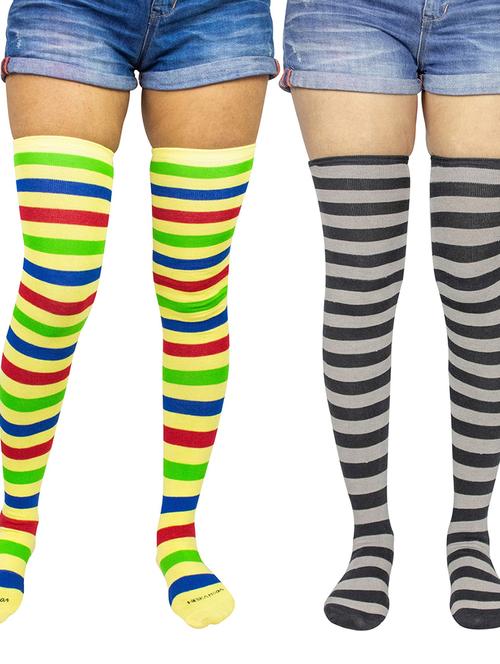 multi colored cotton stockings - 18879994 - Very Small Image - 1