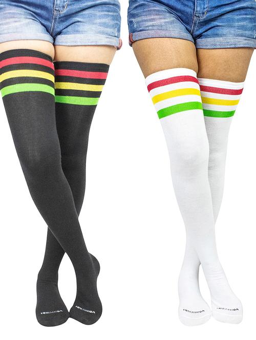 multi colored cotton stockings - 18879997 - Very Small Image - 1
