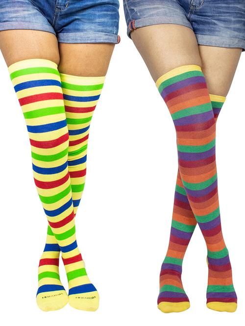 multi colored cotton stockings - 18880023 - Very Small Image - 1