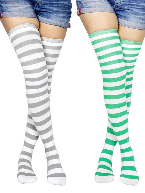 multi colored cotton stockings - 18880051 - Very Small Image - 1