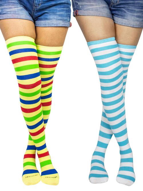 multi colored cotton stockings - 18880052 - Very Small Image - 1