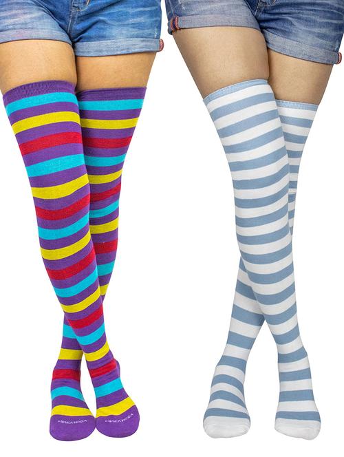 multi colored cotton stockings - 18880136 - Very Small Image - 1