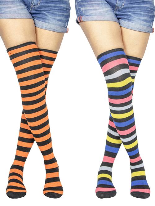 pack of 2 striped stocking - 18880146 - Very Small Image - 1