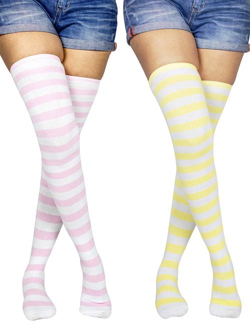 pack of 2 striped stockings - 18880272 - Very Small Image - 1