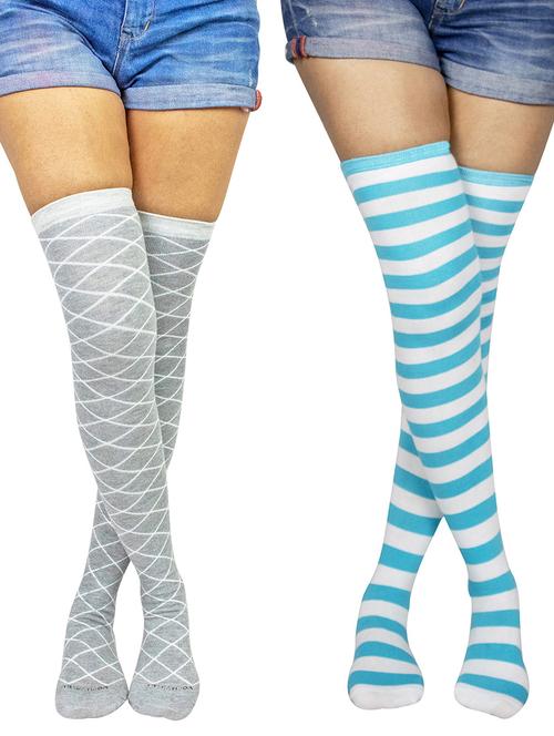 pack of 2 multicolored stocking - 18880418 - Very Small Image - 1
