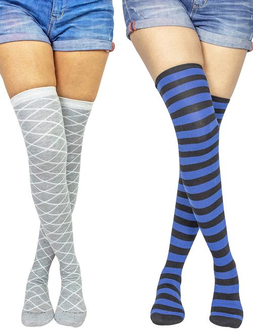 pack of 2 multicolored stocking - 18880426 - Very Small Image - 1