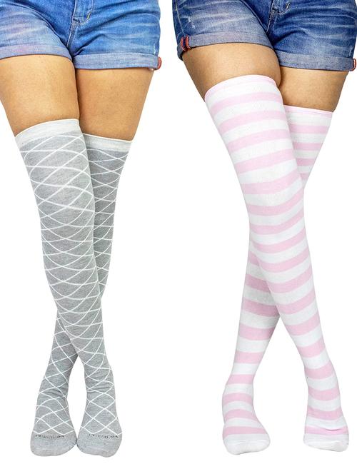 pack of 2 multicolored stocking - 18880438 - Very Small Image - 1
