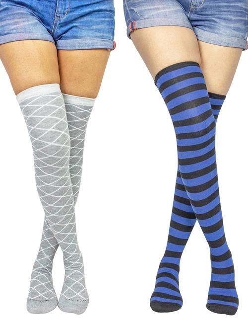 pack of 2 multicolored stocking - 18880441 - Very Small Image - 1