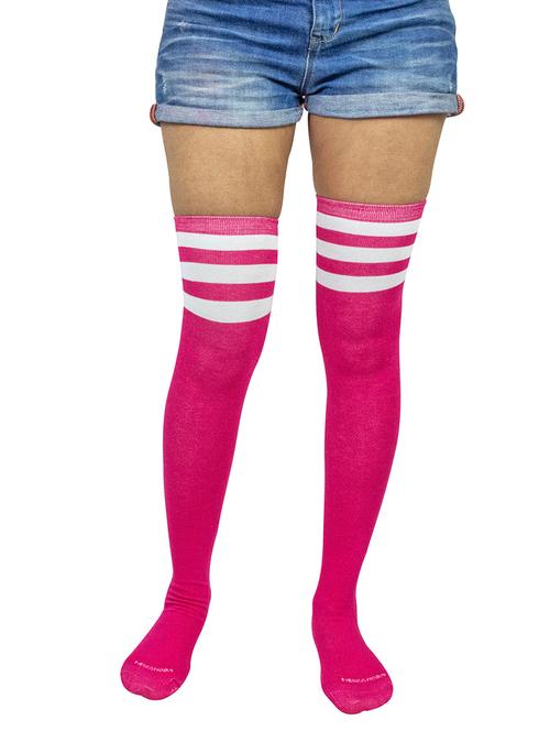 pink striped stocking - 18880510 - Very Small Image - 1