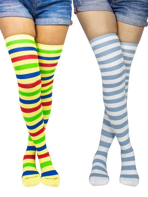pack of 2 multi colored stocking - 18880563 - Very Small Image - 1