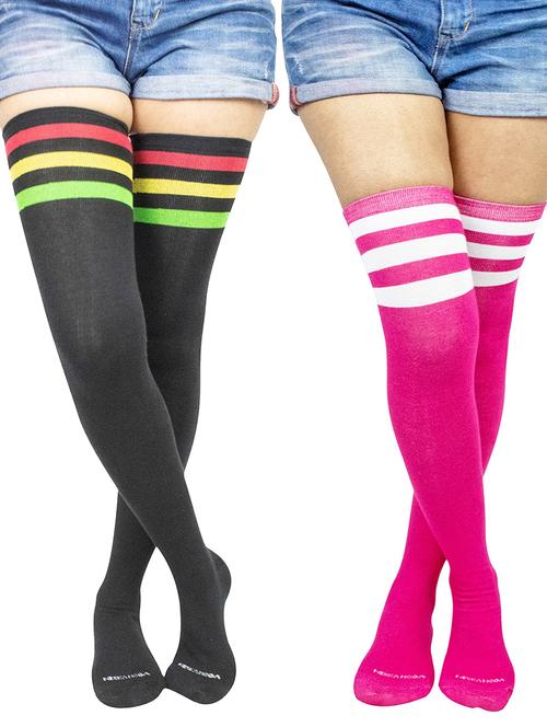 pack of 2 multi colored stocking - 18880573 - Very Small Image - 1