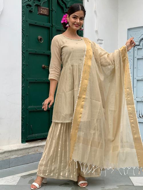 embellished kurta set - 18881081 - Very Small Image - 1