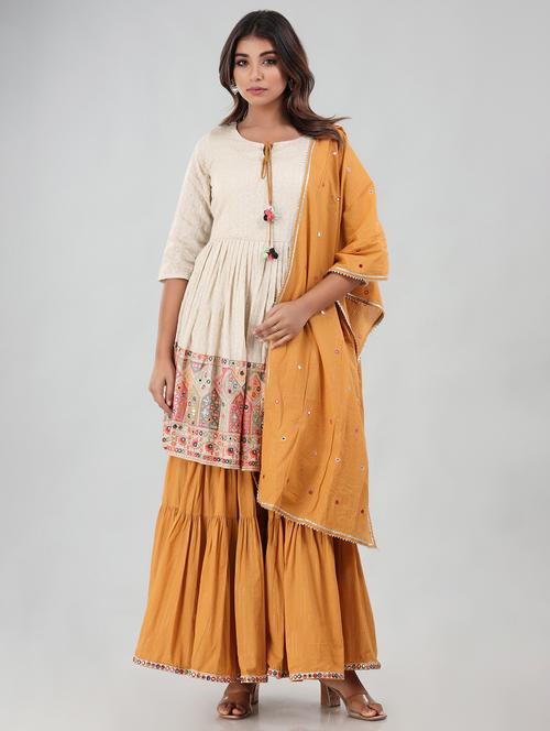 embellished kurta set - 18881089 - Very Small Image - 1