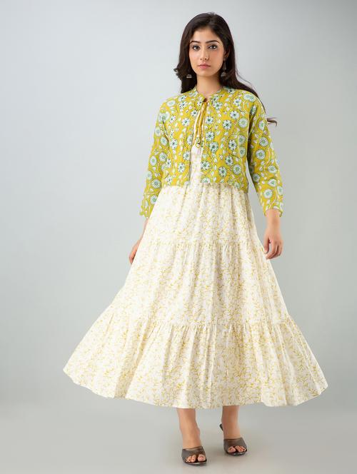 green cotton dress - 18881152 - Very Small Image - 1