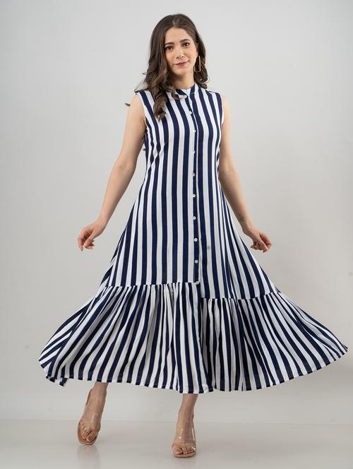 stripes a-line kurta - 18881411 - Very Small Image - 1