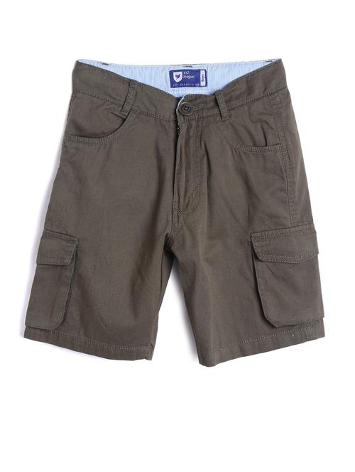 green polyester blend three fourth trousers - 18882701 - Very Small Image - 1