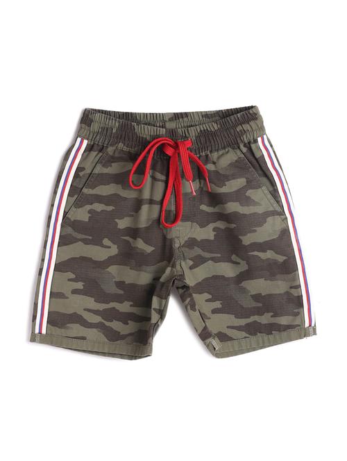 green camouflage cotton shorts - 18882711 - Very Small Image - 1