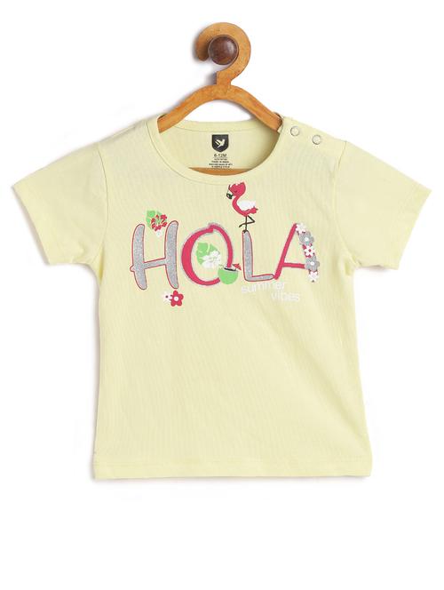 yellow printed cotton regular top - 18883063 - Very Small Image - 1