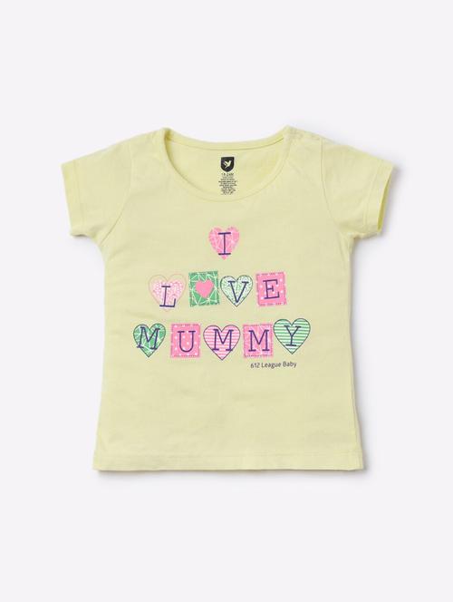 yellow printed cotton regular top - 18883067 - Very Small Image - 1