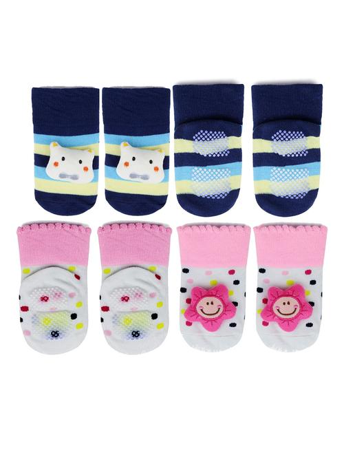 set of 4 multi colored socks - 18884256 - Very Small Image - 1
