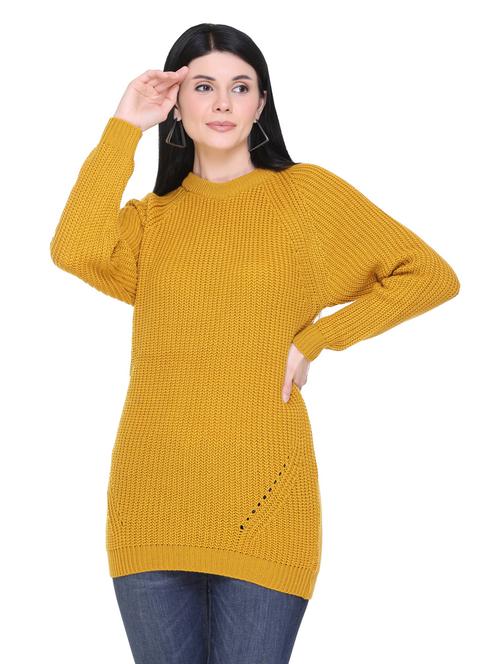 yellow wool regular top - 18885907 - Very Small Image - 1