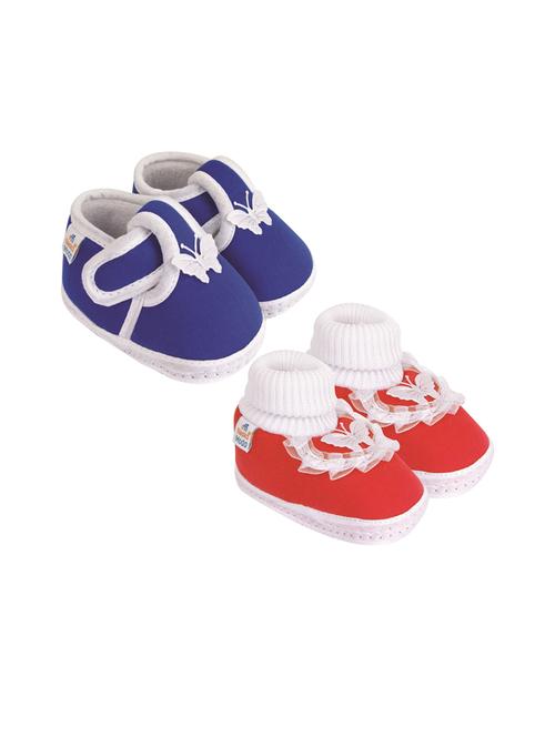 multi colored fabric booties - 18901214 - Very Small Image - 1