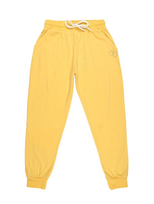 yellow solid casual trouser - 18902564 - Very Small Image - 1
