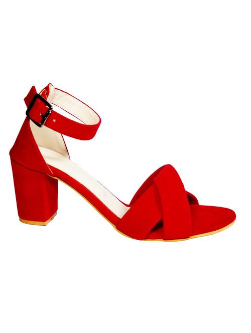 red synthetic slip on sandals - 18902583 - Very Small Image - 1