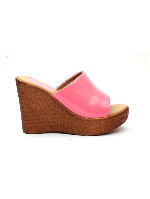 pink synthetic slip on sandals - 18902609 - Very Small Image - 1