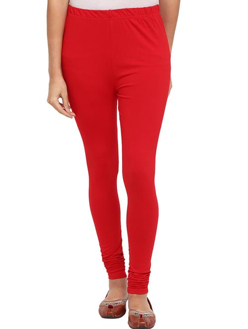 red solid churidar legging - 18905355 - Very Small Image - 1