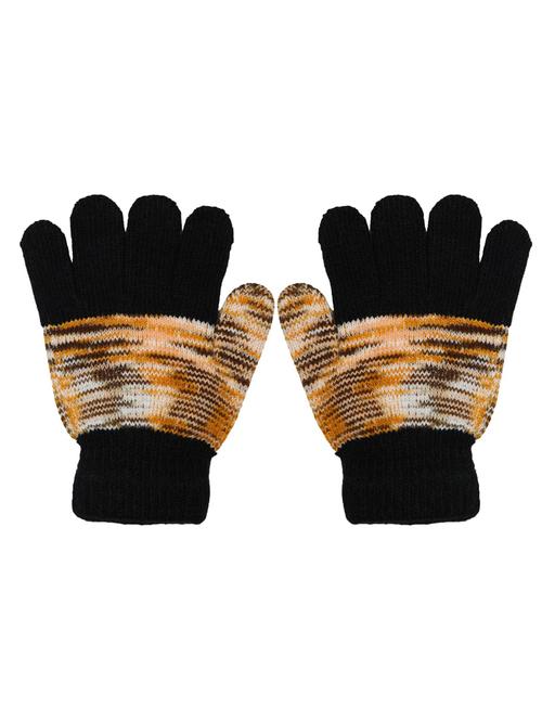 black wool gloves - 18906133 - Very Small Image - 1