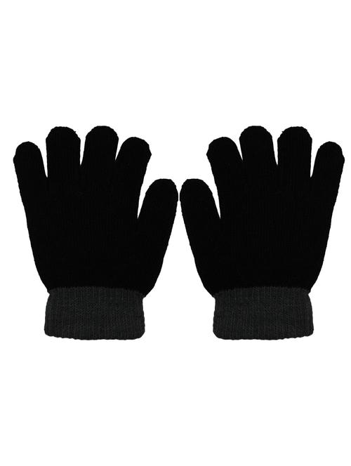 self design woolen gloves - 18906157 - Very Small Image - 1