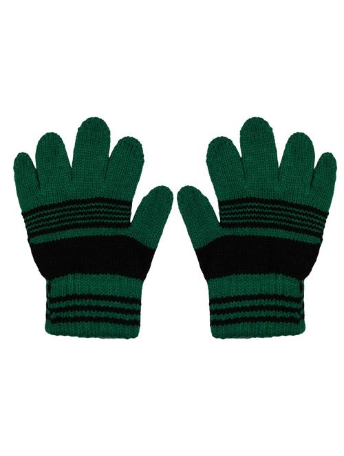 self design woolen gloves - 18906158 - Very Small Image - 1