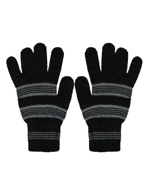 self design woolen gloves - 18906167 - Very Small Image - 1