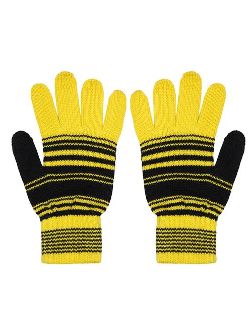 self design woolen gloves - 18906174 - Very Small Image - 1