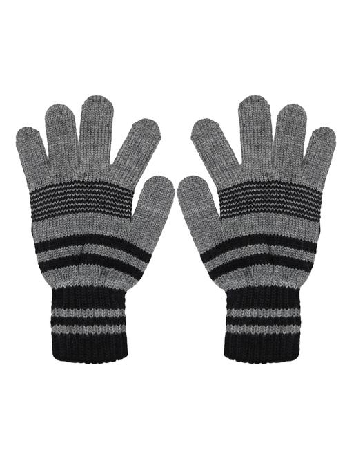self design woolen gloves - 18906181 - Very Small Image - 1