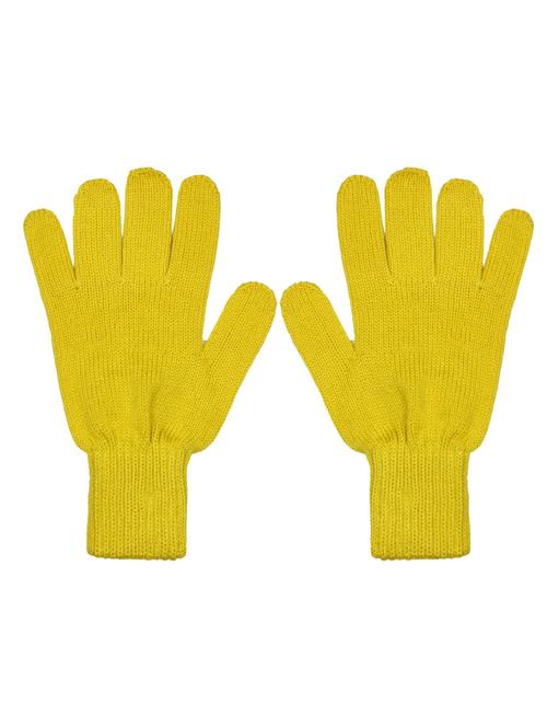 solids plain wool gloves - 18906213 - Very Small Image - 1
