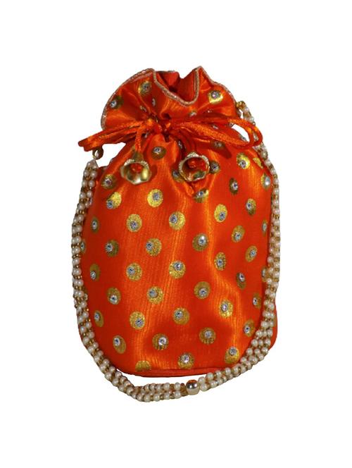 orange polyester regular potli - 18906352 - Very Small Image - 1