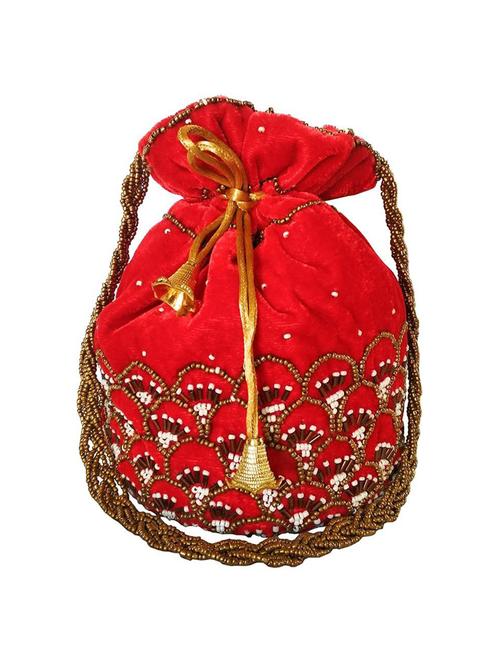 red velvet regular potli - 18906361 - Very Small Image - 1