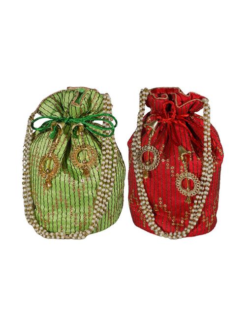 multi colored cotton regular potli - 18906416 - Very Small Image - 1