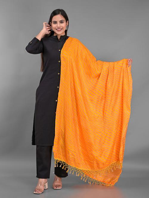 yellow dupatta - 18906593 - Very Small Image - 1