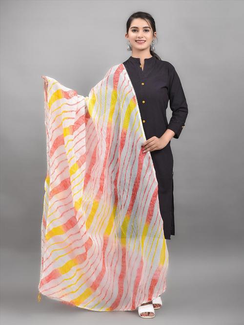 leheriya printed dupatta - 18906700 - Very Small Image - 1