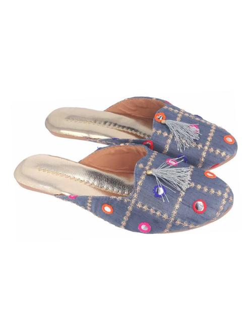 blue ethnic sandal - 18907201 - Very Small Image - 1